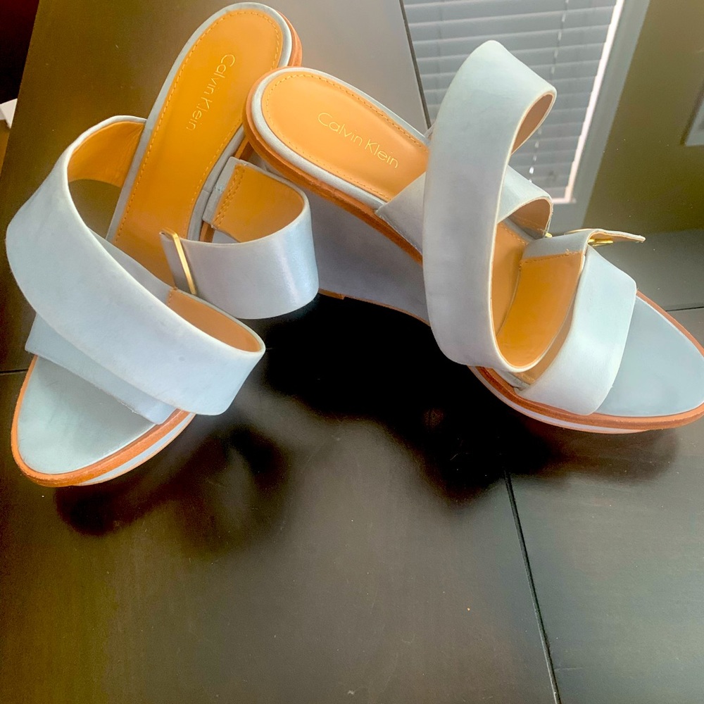 Calvin Klein wedge heels